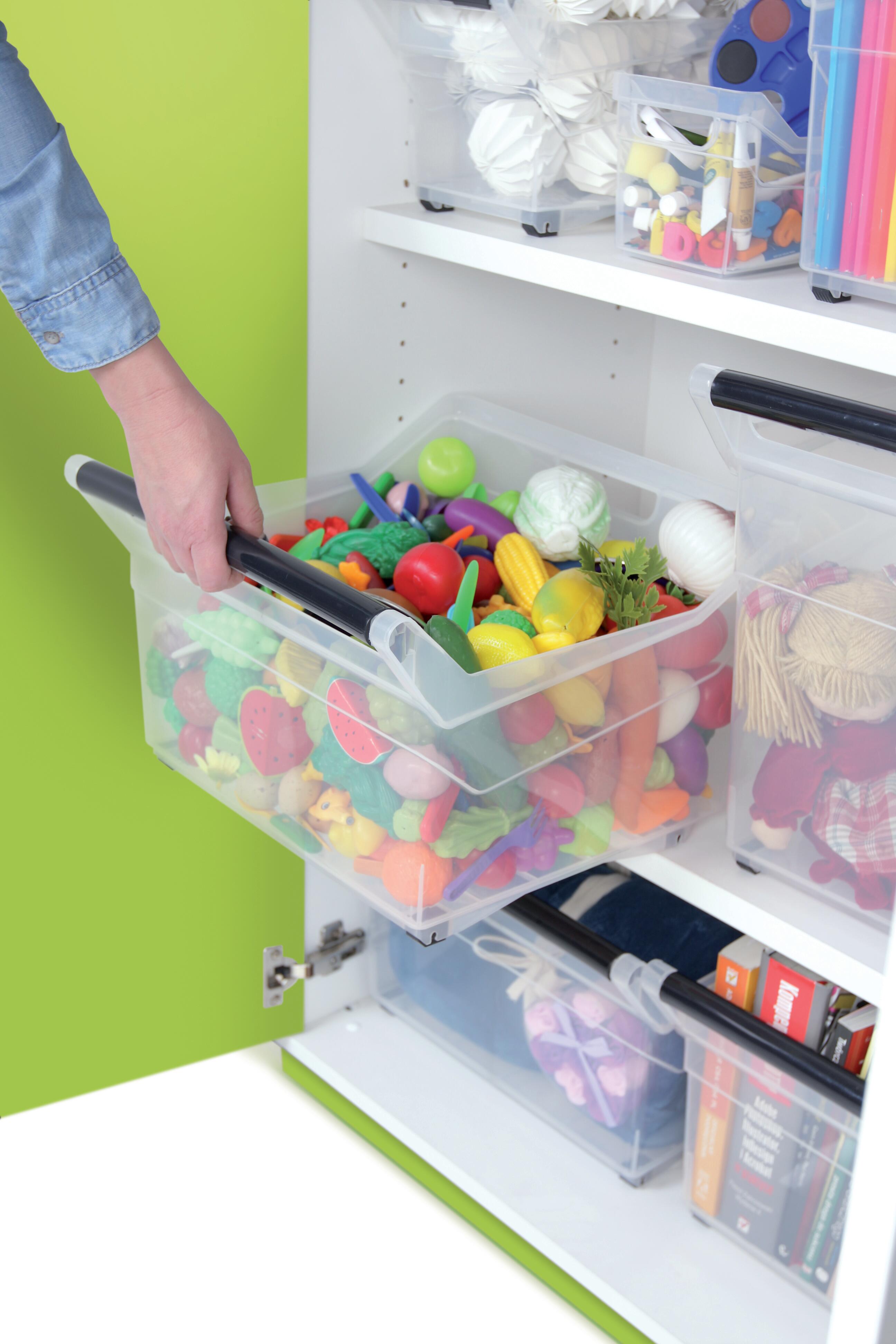 box úložný NUK 38x17,7x18cm na kolečkách PH 0.35 Kg MTA MAXMIX Sklad14 344903