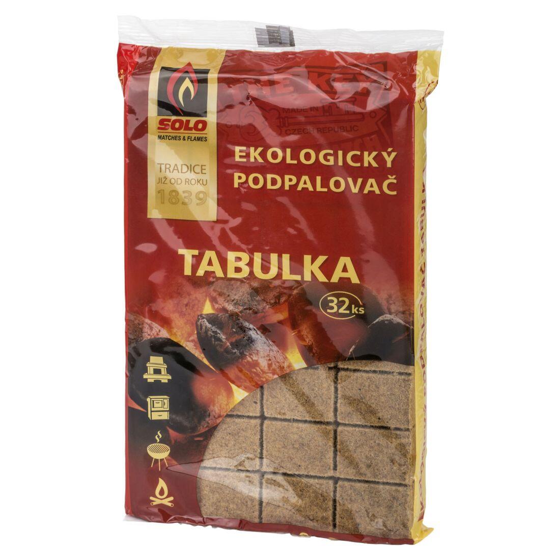 podpalovač ekologický SOLO tabulka (32ks) 0.19 Kg MTA MAXMIX Sklad14 667505
