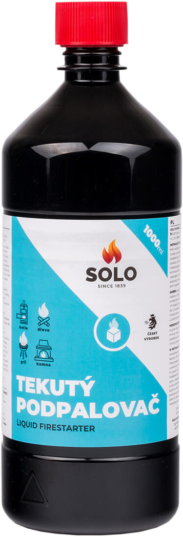 podpalovač tekutý SOLO 1l 0.79Kg MAT MAXMIX Sklad14 667535