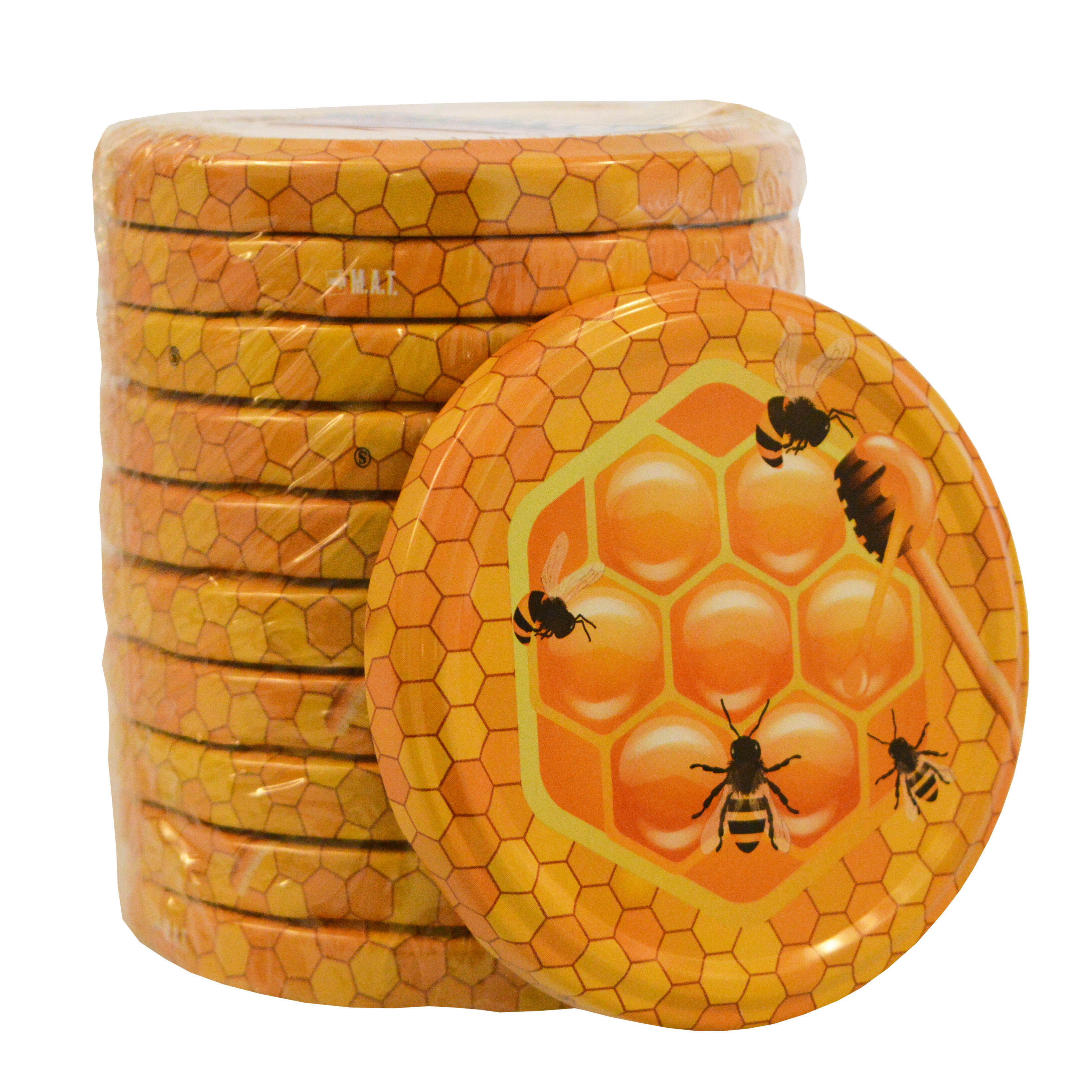 víčko TWIST  82 dekor MED (10ks) 0.13Kg MAT MAXMIX Sklad14 736135