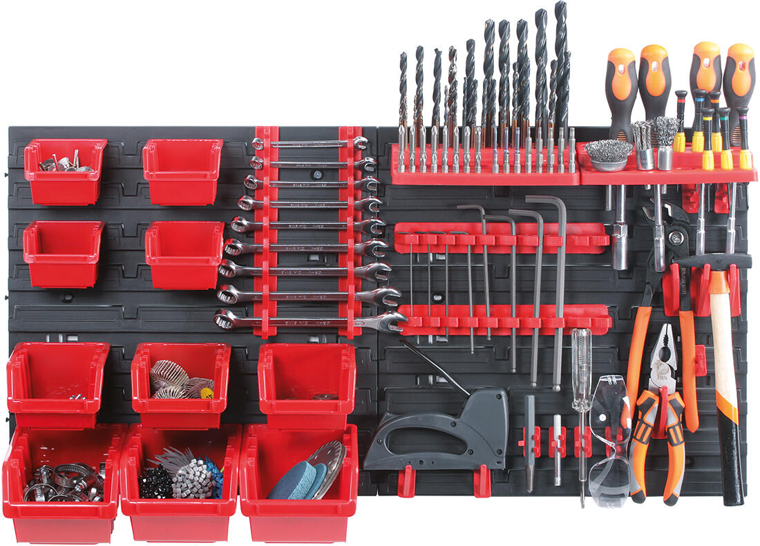 systém závěsný+10 boxů na nářadí ORDERLINE 800x195x400mm 1.85 Kg MTA MAXMIX Sklad14 344996