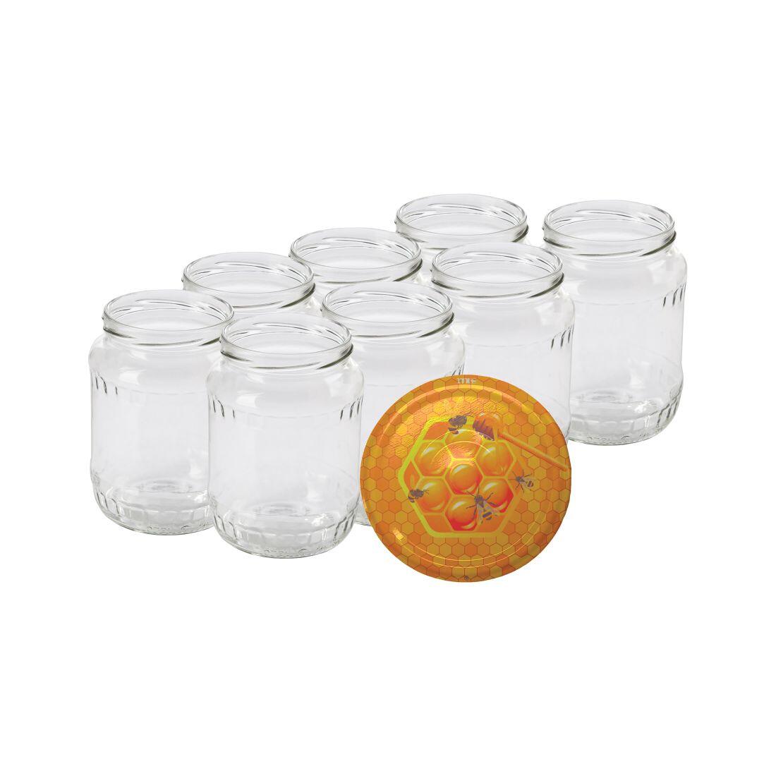 sklenice zavařovací  720ml TWIST 82 + víčka MED (8ks) 2.48Kg MAT MAXMIX Sklad14 743065