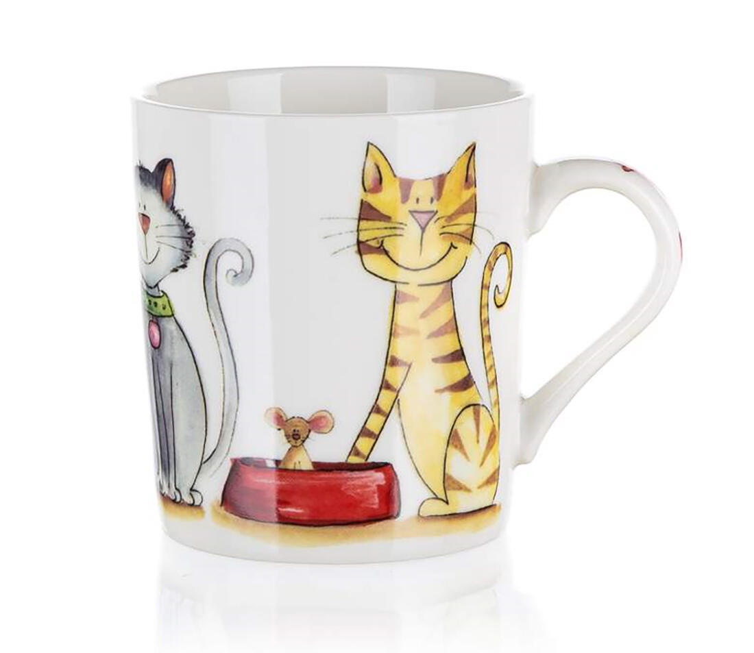 hrnek 250ml DOG and CAT mix dekorů, keramický