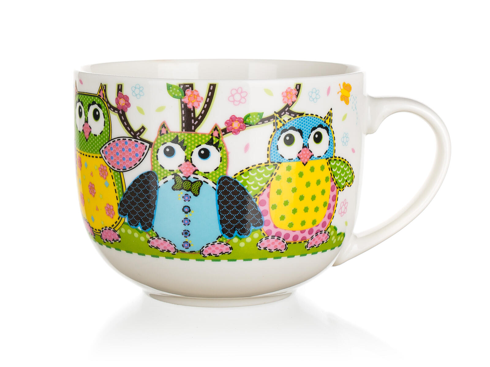 hrnek JUMBO 500ml SOVY keramický 0.4 Kg MTA MAXMIX Sklad14 369596