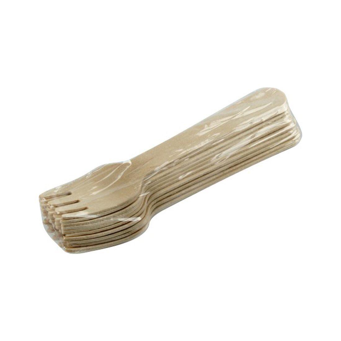 vidlička dřevěná 160mm (10ks) jednorázová 0.27 Kg MTA MAXMIX Sklad14 281592