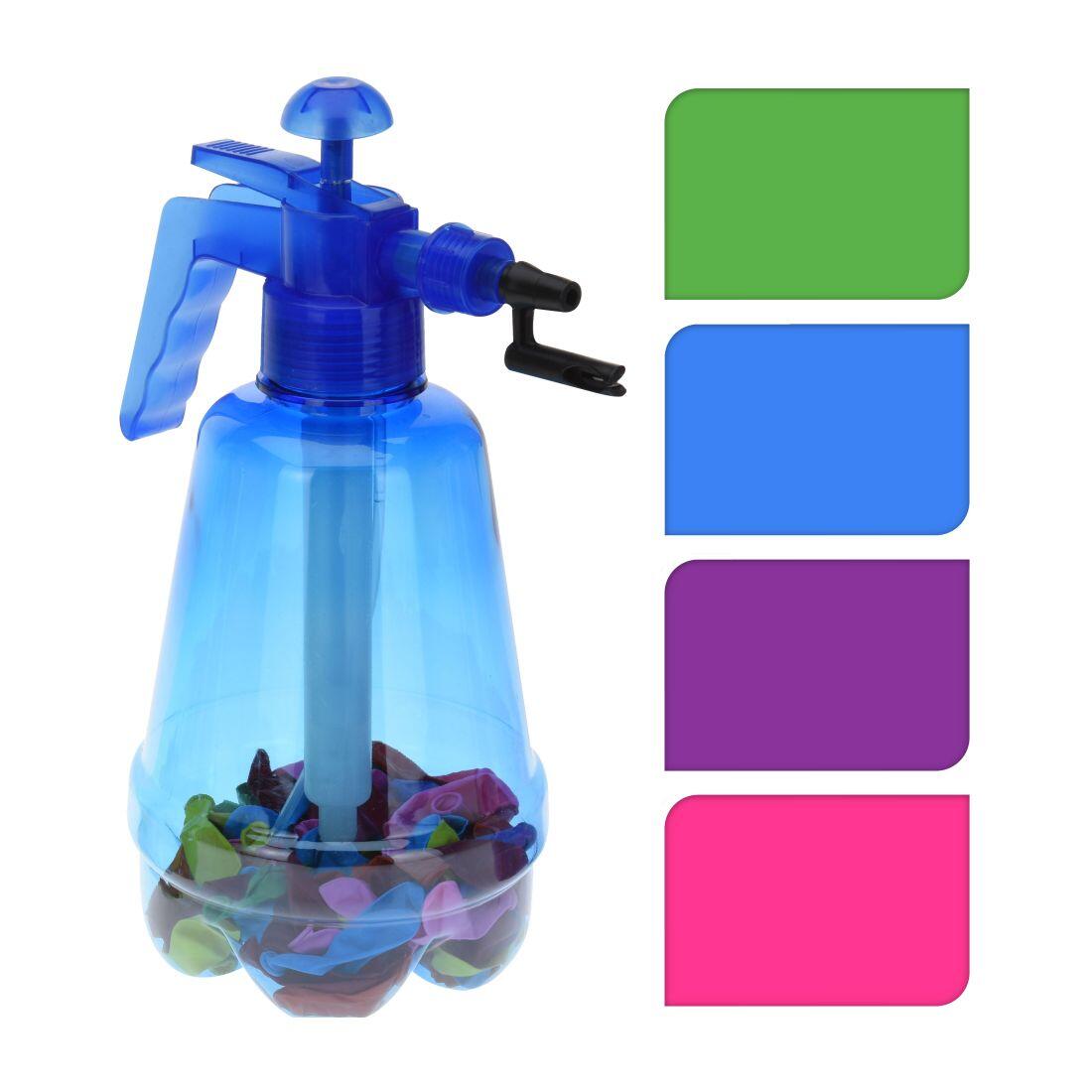 pumpička na vodní bomby 1,7l + balonky (100ks) mix barev 0.2 Kg MAXMIX Sklad14 385997 56