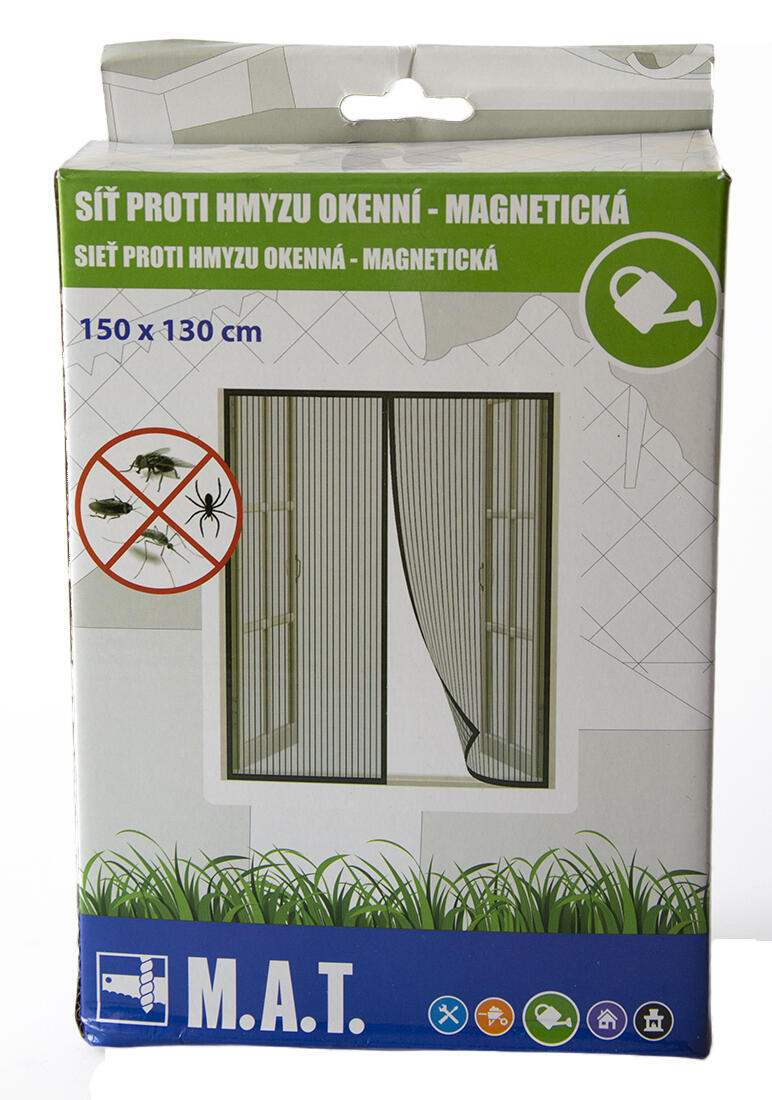 síť proti hmyzu okenní 150x130cm magnetická 0.23 Kg MAXMIX Sklad14 791653 548