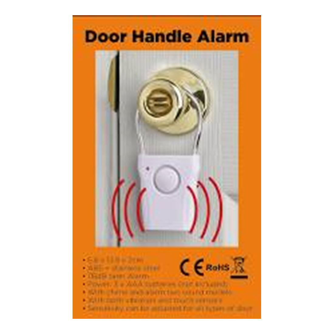 alarm domovní na dveře 6,8x13,9x2cm ABS+nerez 0.6 Kg MTA MAXMIX Sklad14 791669