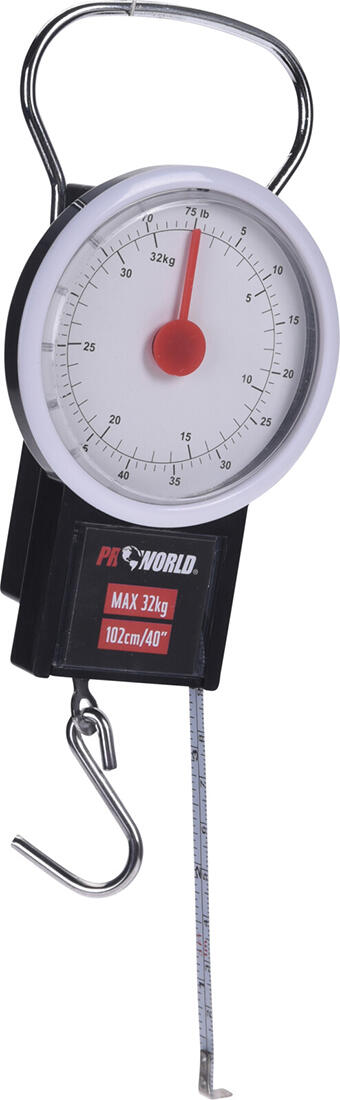 váha cestovní závěsná analogová max.32kg BÍ 0.13 Kg MAXMIX Sklad14 386034 23
