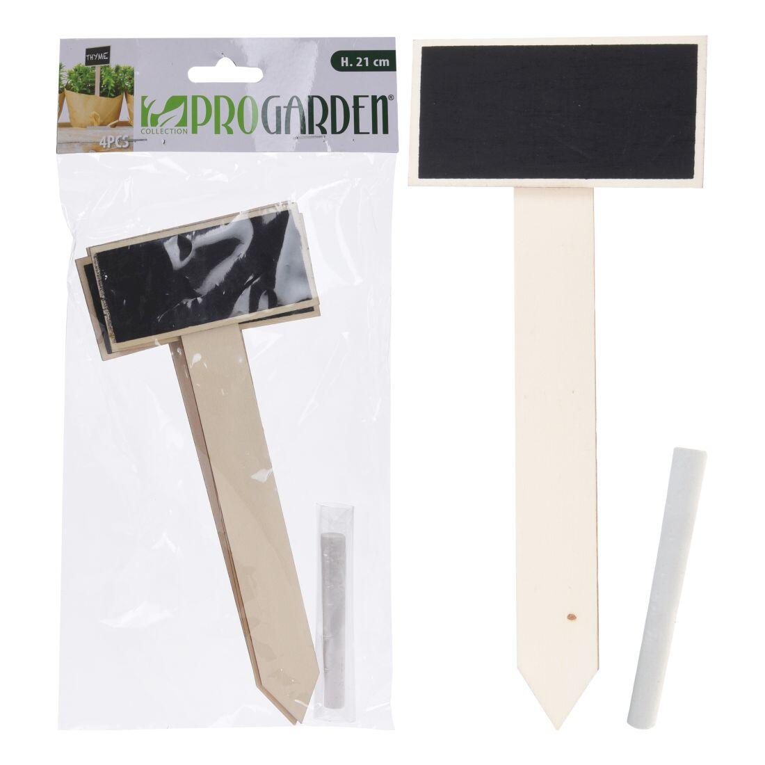 cedulka zahradní v.21cm s křídou (4ks) 0.04 Kg MTA MAXMIX Sklad14 386045