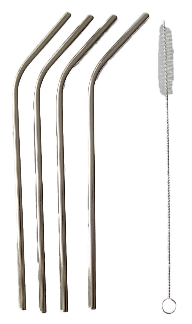 brčka nerez 21,5cm ohnutá (4ks) + kartáček na čištění 0.06Kg MAT MAXMIX Sklad14 964088