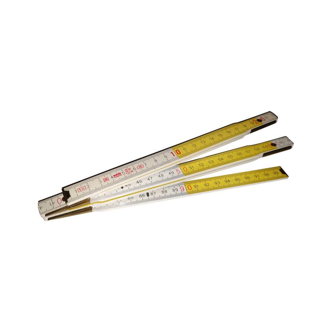 metr skládací dřev. 1m/5 BÍ/ŽL 0.05 Kg MTA MAXMIX Sklad14 531101