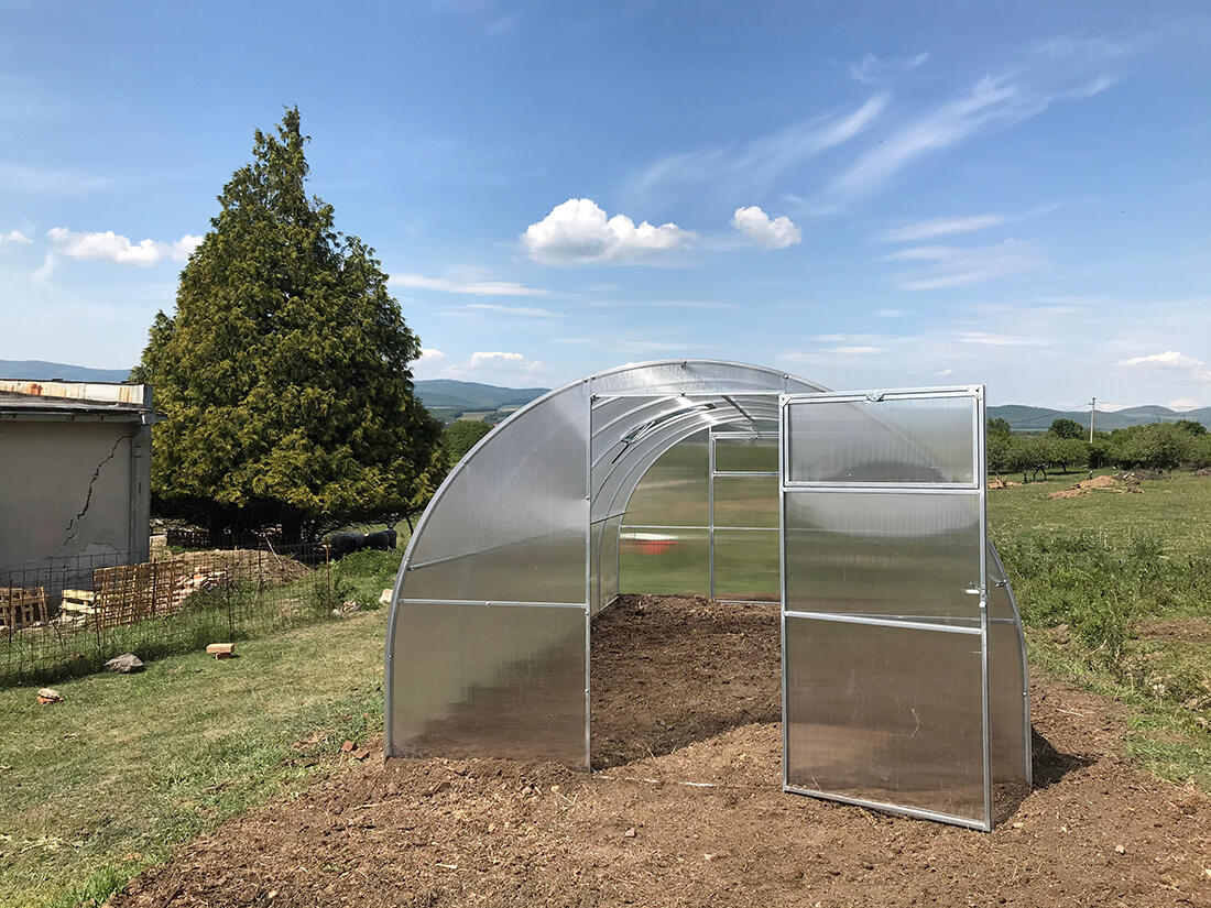 skleník zahradní GENIO 6x3 m oblouk, polykarbonát