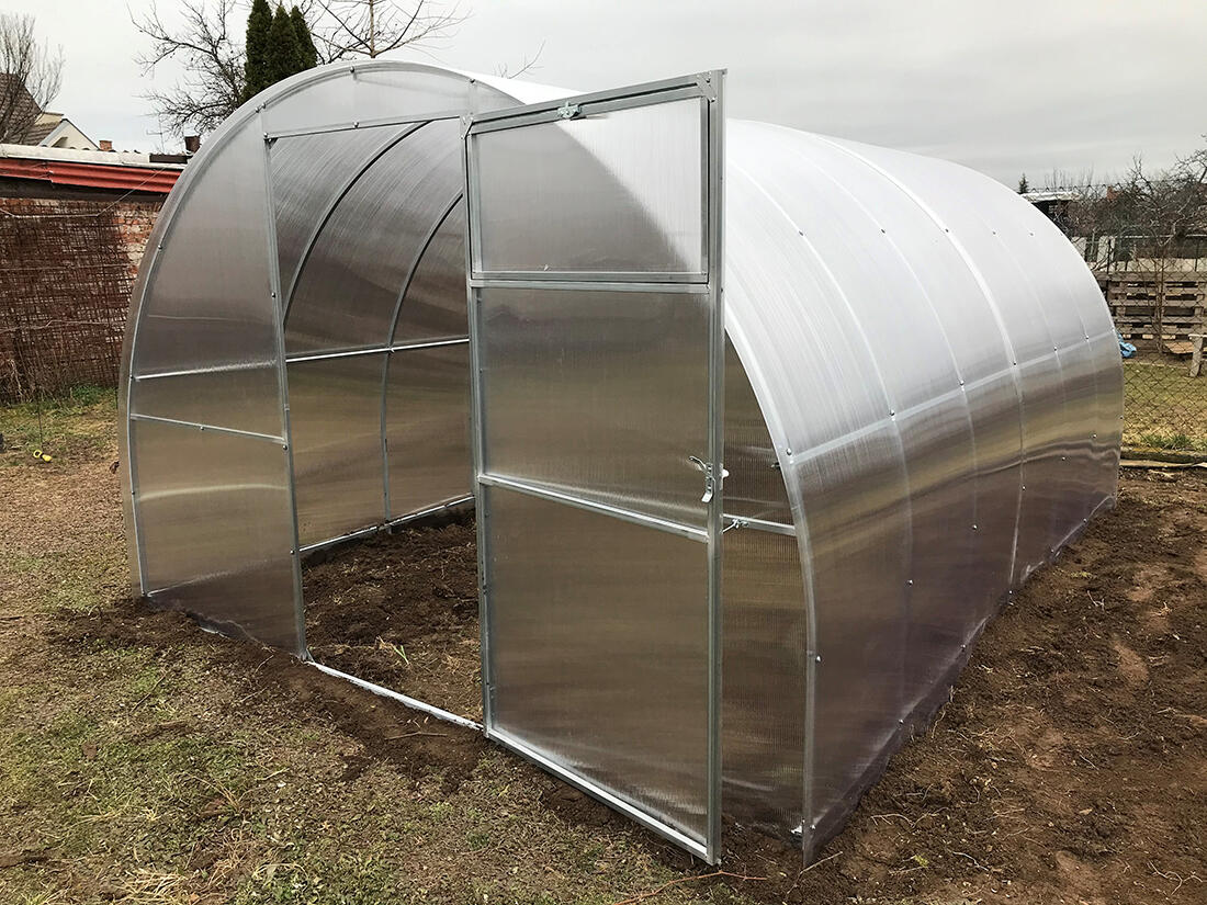 skleník zahr.PLUS 4x3m oblouk, polykarbonát 58 Kg MTA MAXMIX Sklad14 794903