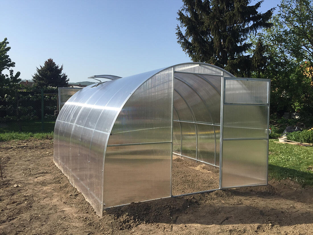 skleník zahr.GARANT 6x3m oblouk, polykarbonát 59Kg MAT MAXMIX Sklad14 794904