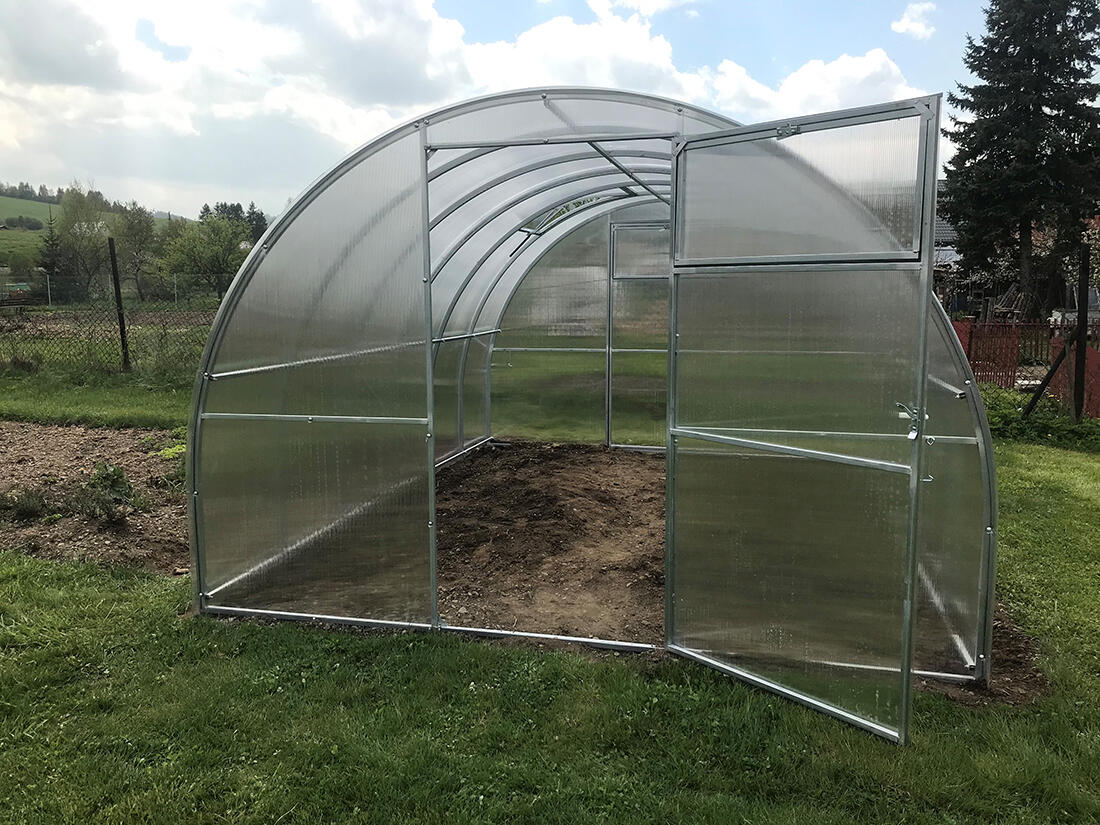 skleník zahr.PRESTIŽ 4x3m oblouk, polykarbonát 58 Kg MTA MAXMIX Sklad14 794905