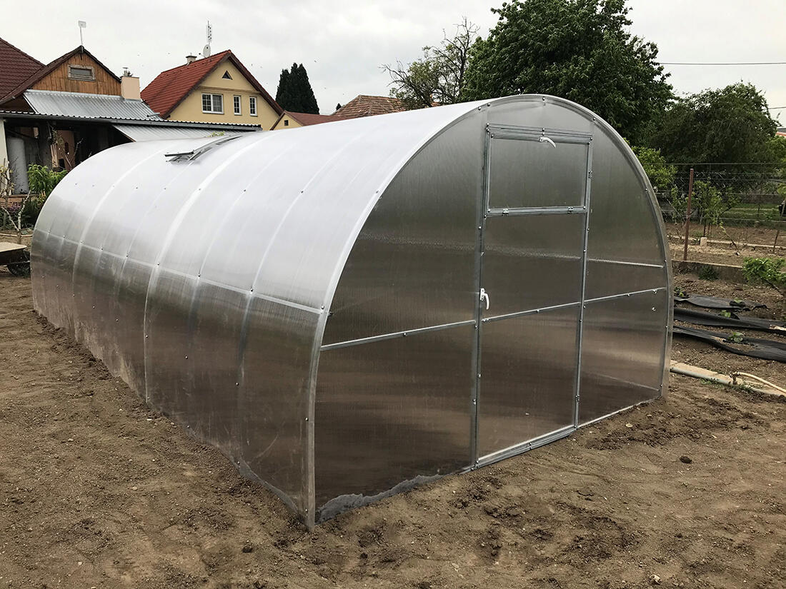 skleník zahradní GULLIVER 6x3 m oblouk, polykarbonát