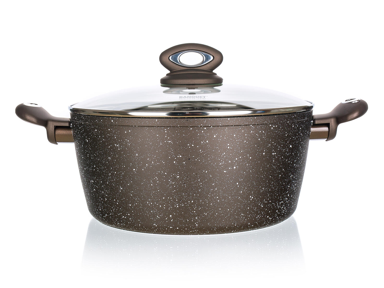 hrnec 24x10,5cm 4,3l nepřiln.povrch PREMIUM Dark Brown