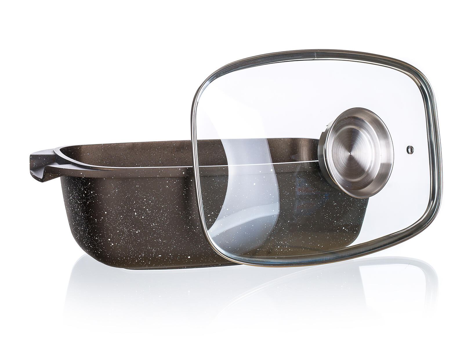 pekáč 39,5x22x11cm nepřiln.povrch PREMIUM Dark Brown s aroma knobem