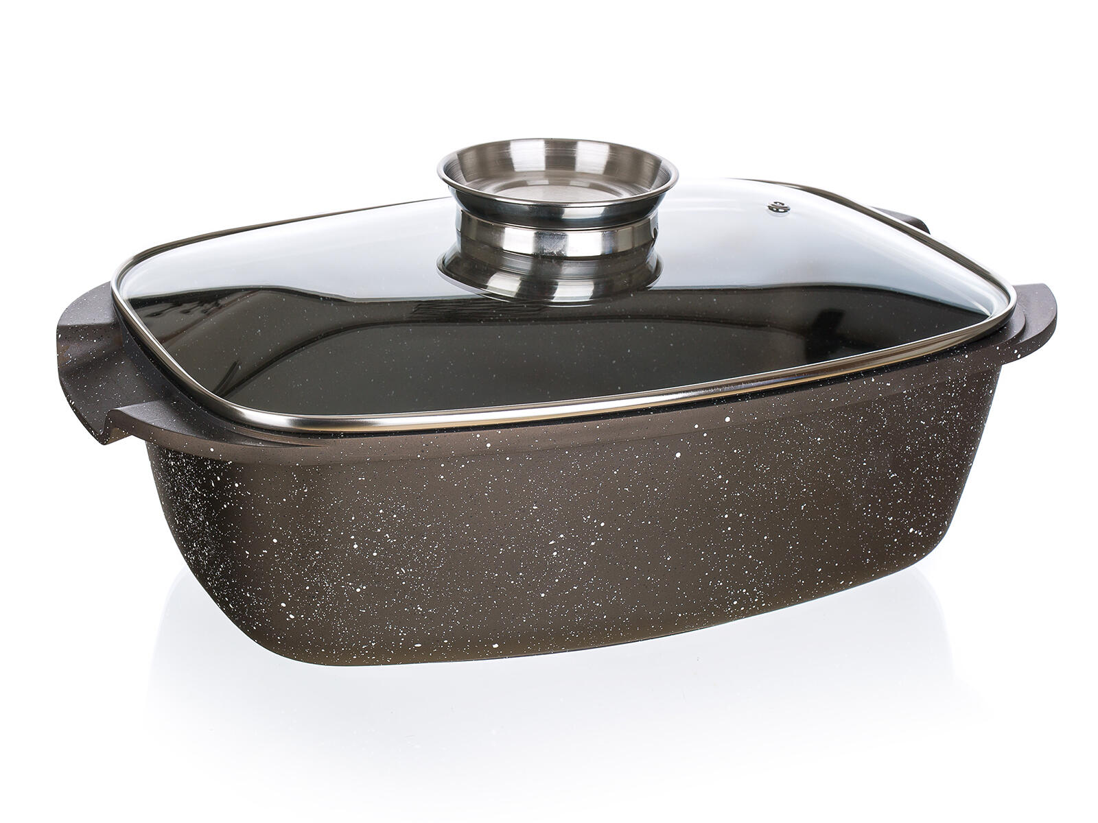 pekáč 39,5x22x11cm nepřiln.povrch PREMIUM Dark Brown s aroma knobem