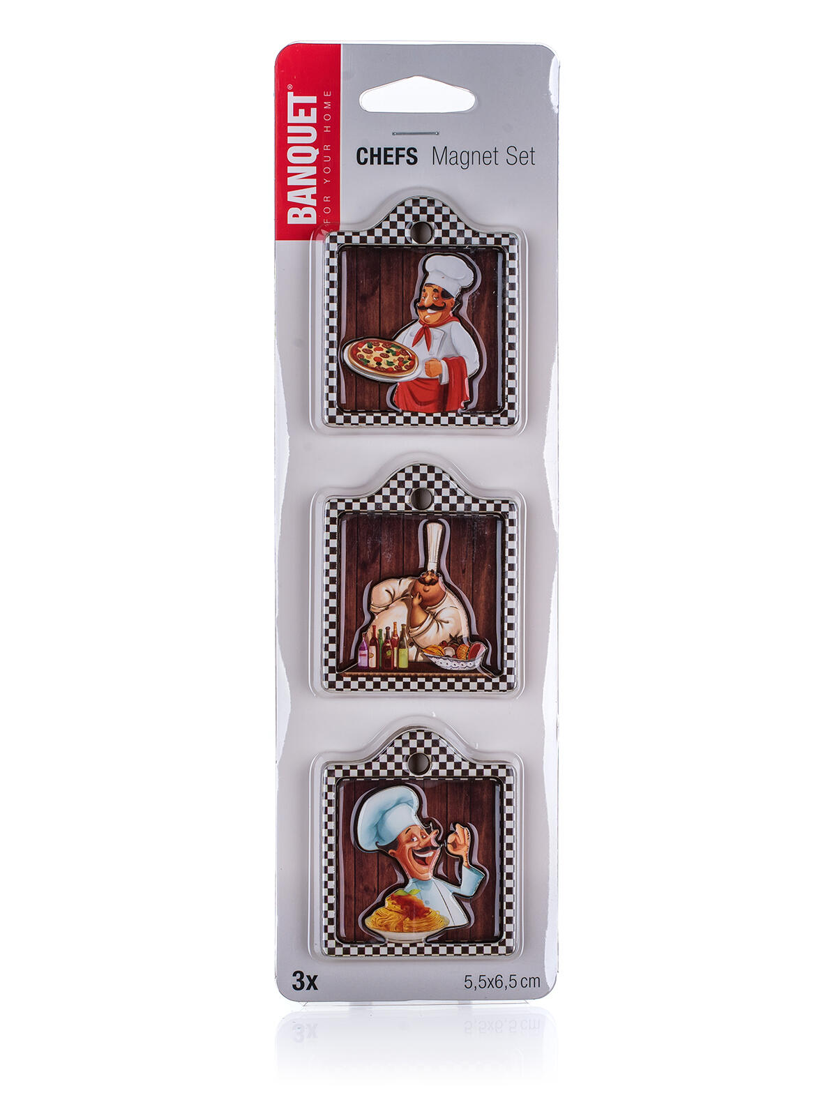 magnetky CHEFS (3ks) mix dekorů 0.08 Kg MTA MAXMIX Sklad14 369709