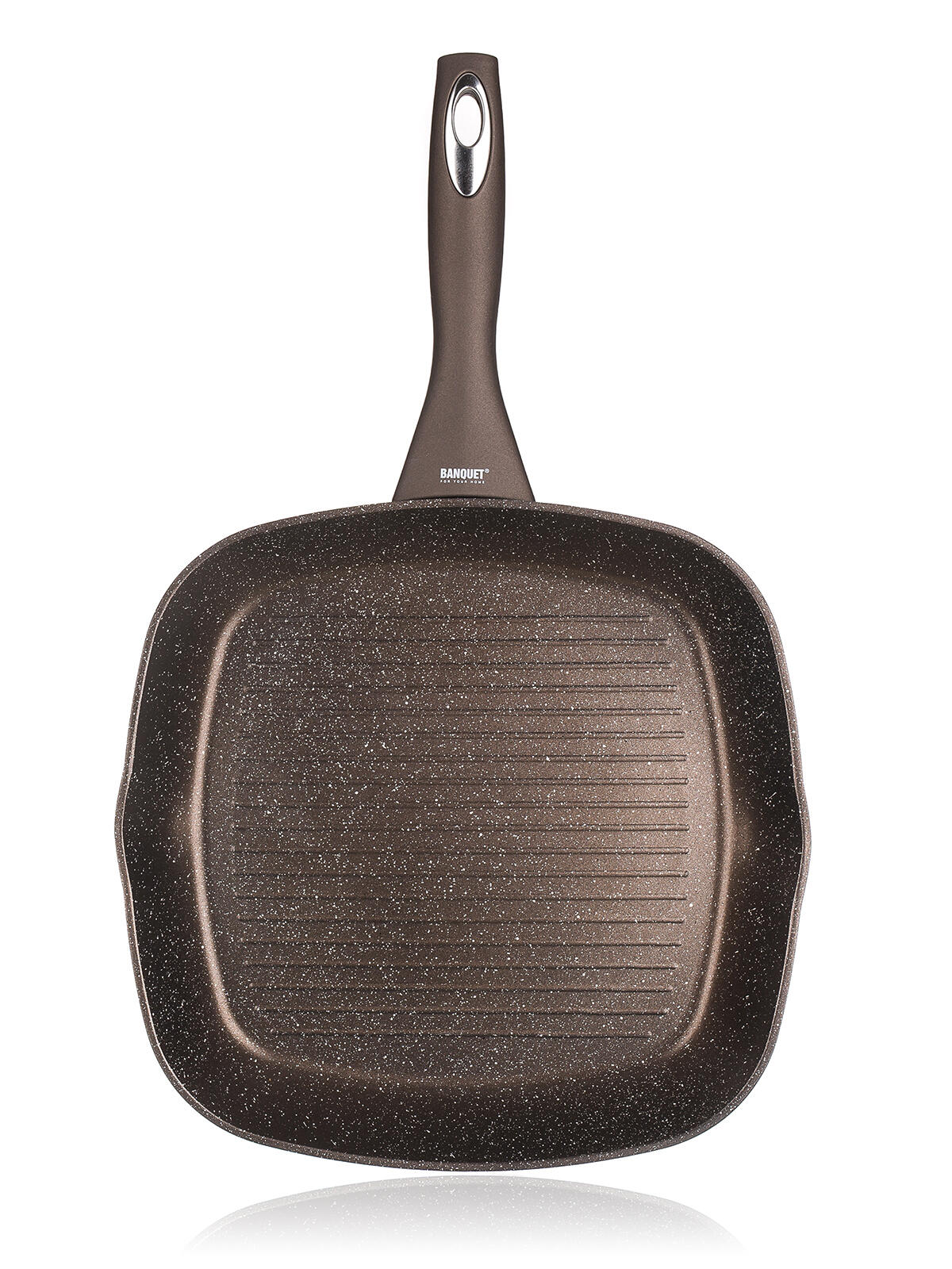 pánev steaková 28x28x4,8cm nepřiln.povrch GRANITE Dark Brown 0.96 Kg MTA MAXMIX Sklad14 369775