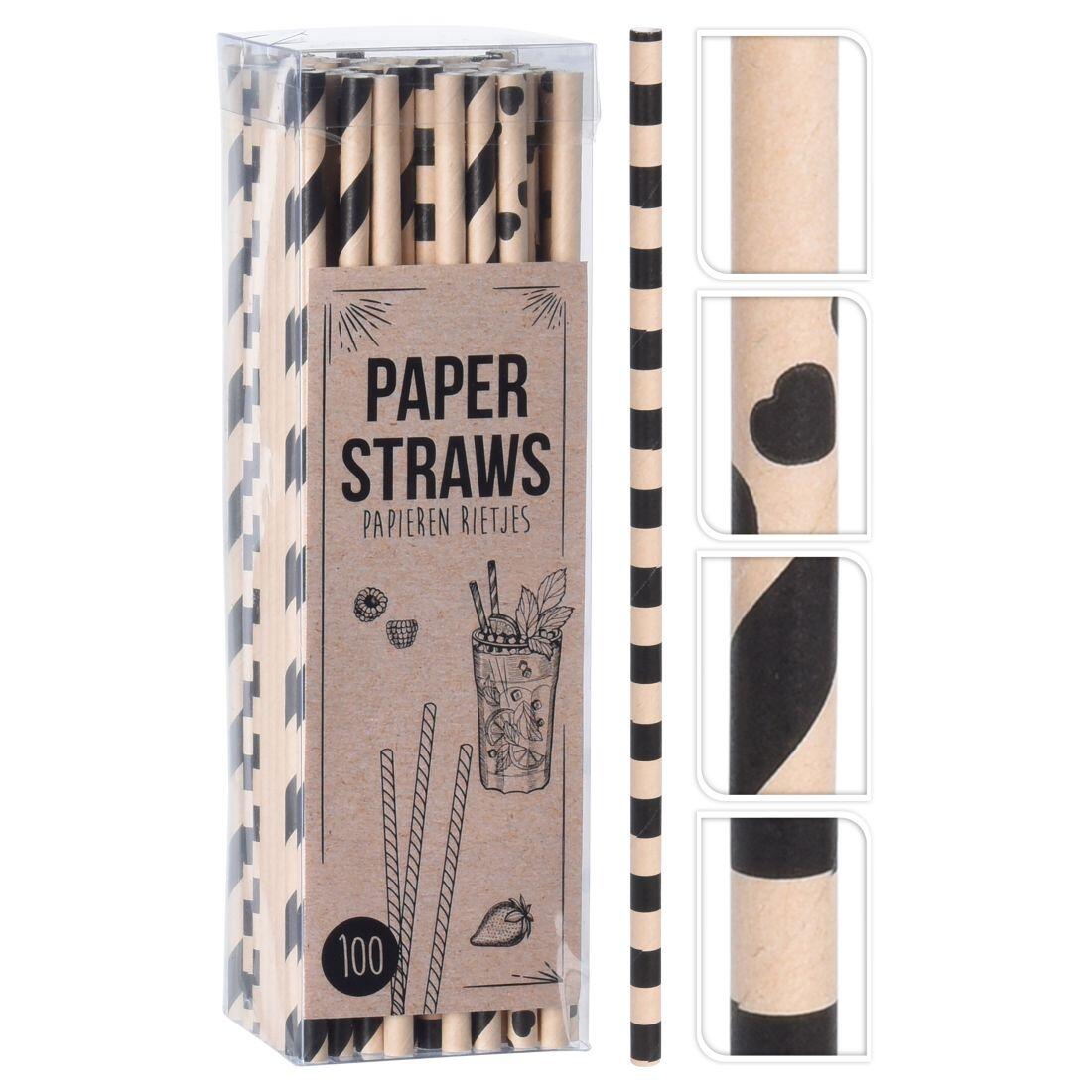 brčka 6x195mm papírová mix dekorů (100ks) 0.12 Kg MTA MAXMIX Sklad14 386105