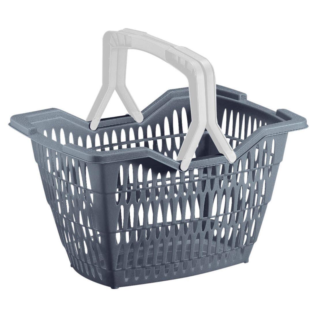 košík nákupní WILLY 2 držadla 40x30x24cm PH mix barev,nosn.12kg 0.27 Kg MTA MAXMIX Sklad14 581096
