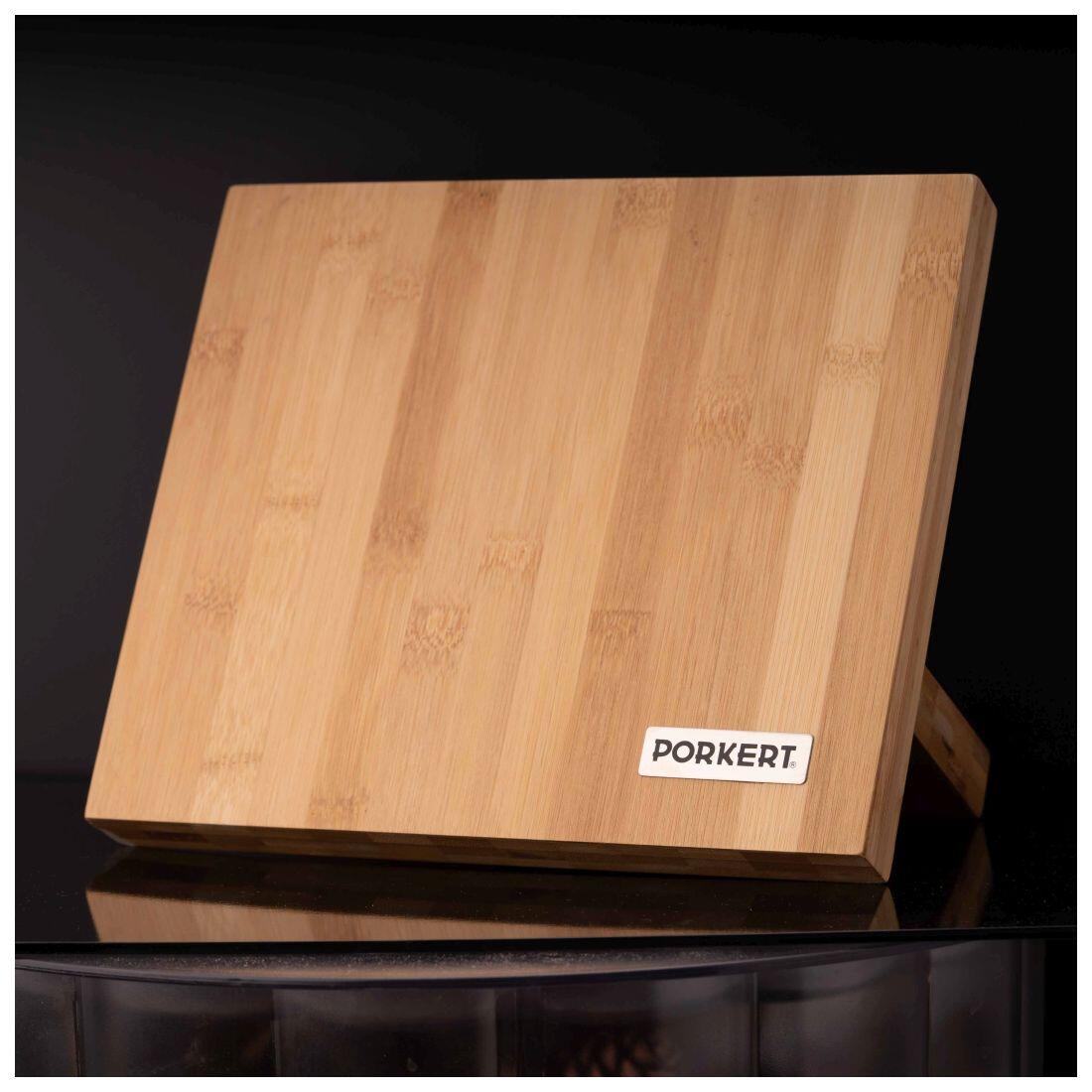 blok na nože magnetický 24x21x12cm bambusový 1.54 Kg MTA MAXMIX Sklad14 224313