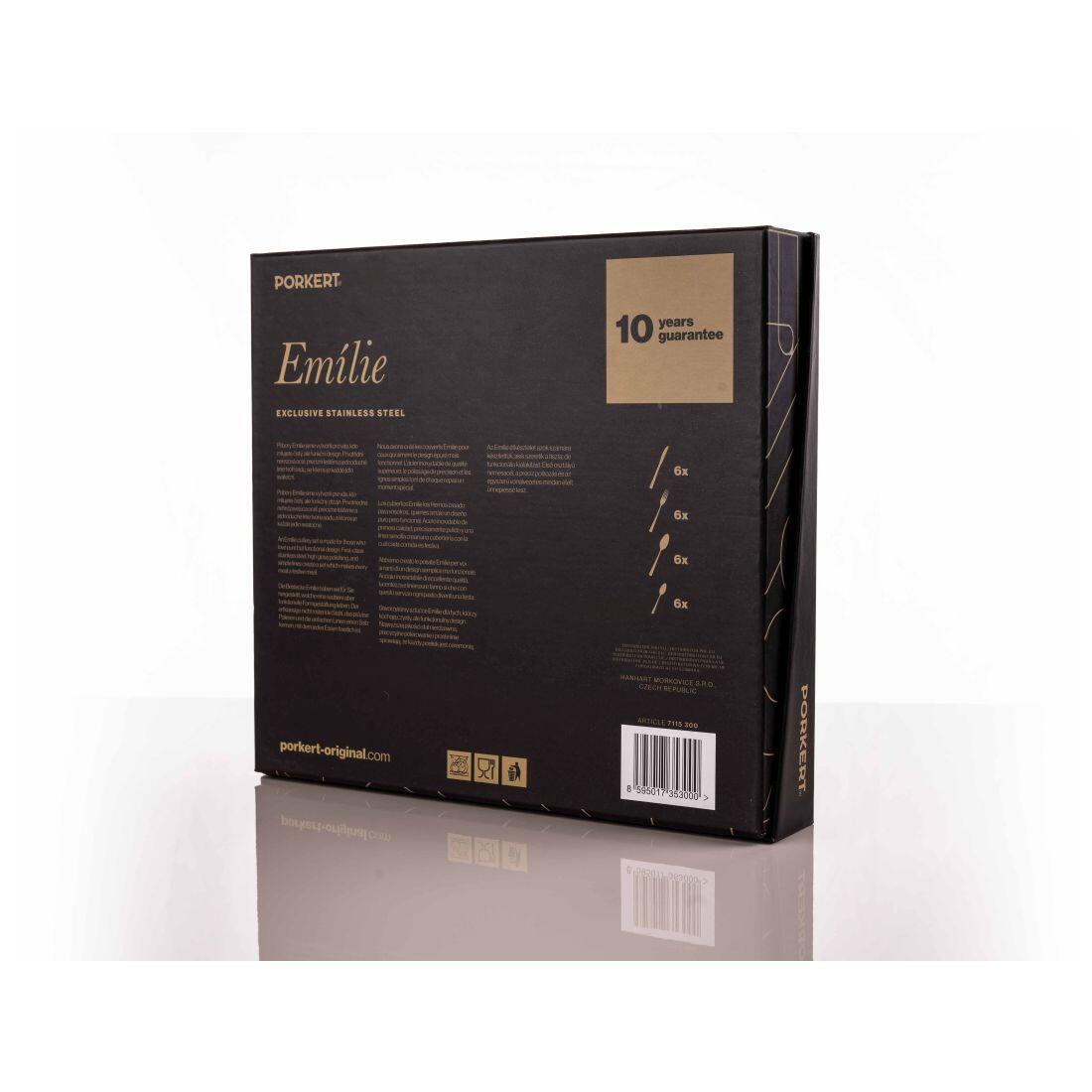 příbor EMILIE nerez sada 24díl. 1.35 Kg MTA MAXMIX Sklad14 224314