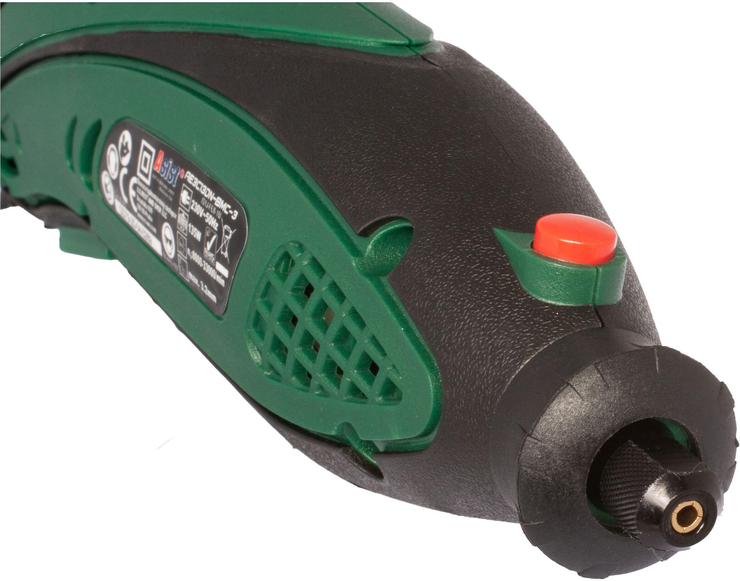 bruska mini přímá 135W v kufru, příslušenství 40díl. ASIST 1.28 Kg MTA MAXMIX Sklad14 723580