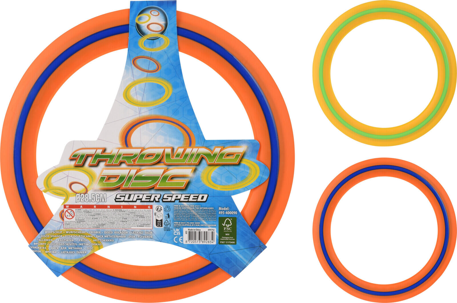 disk vrhací pr.28,5cm PP/TPR mix barev 0.08 Kg MTA MAXMIX Sklad14 386178