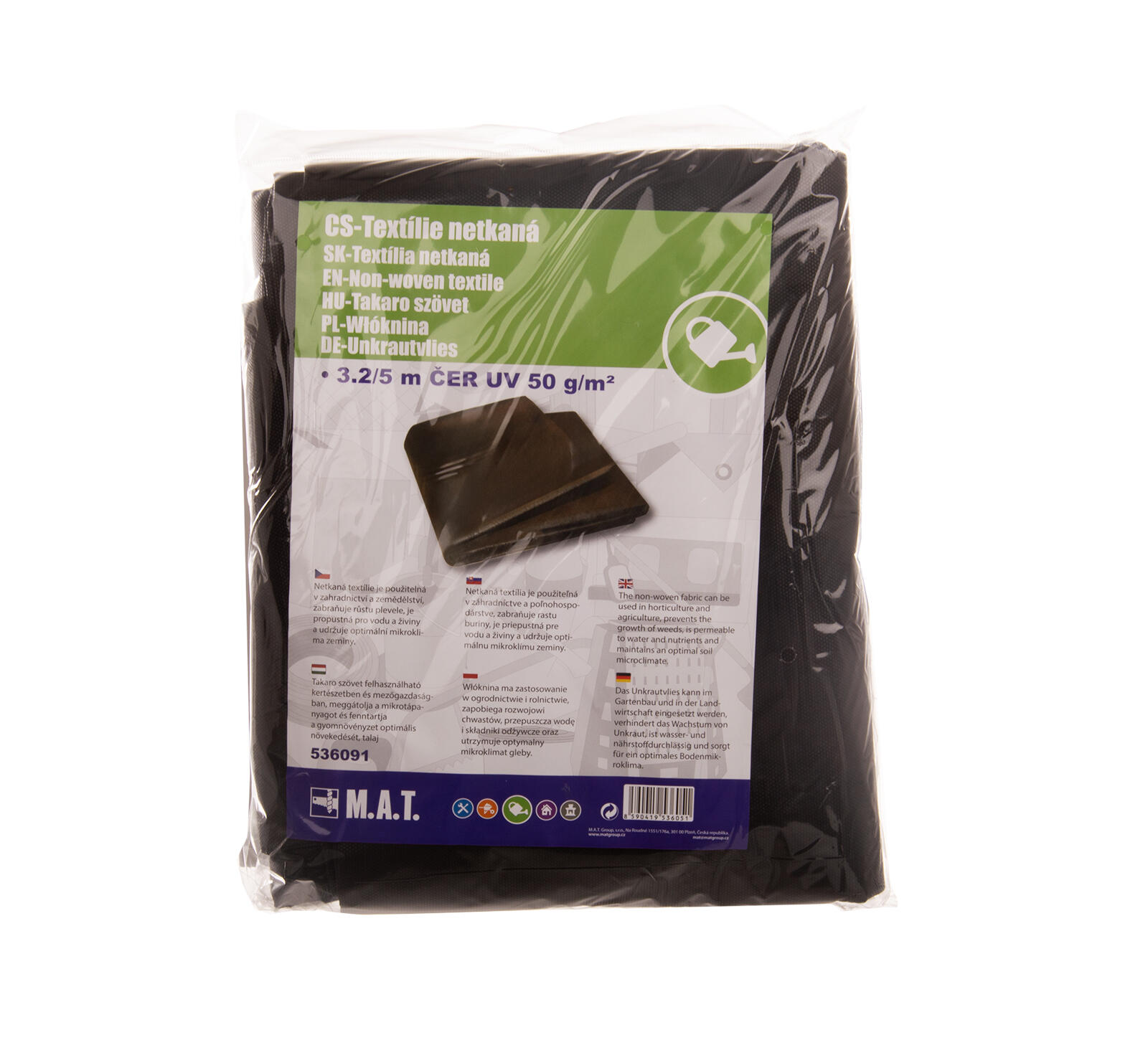 textilie netkaná 3.2/  5m ČER  UV 50g/m2 0.8 Kg MTA MAXMIX Sklad14 536091