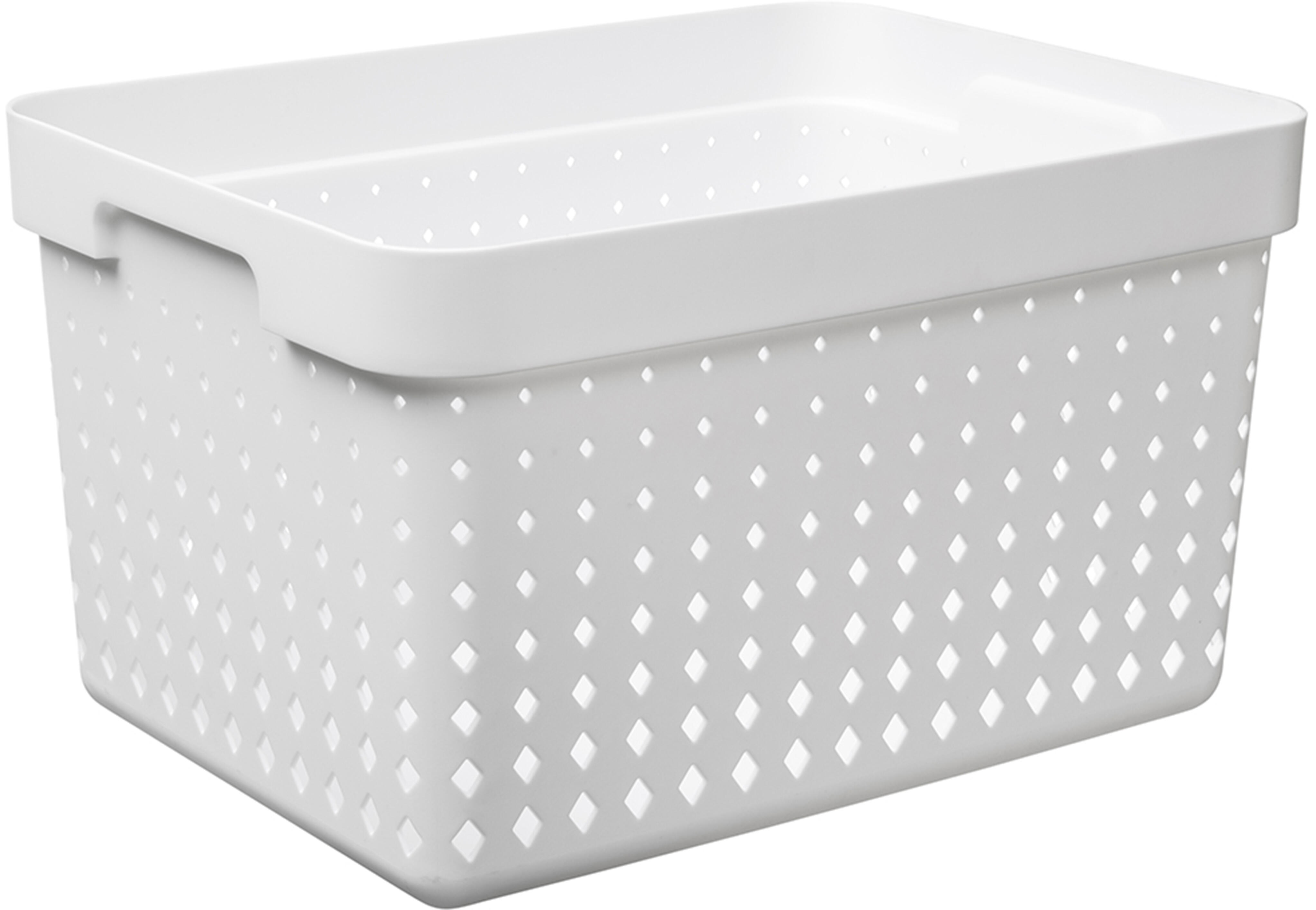 košík SEOUL, velký, 35,7x23,8x20,9cm PH BÍ 0.41 Kg MTA MAXMIX Sklad14 716821