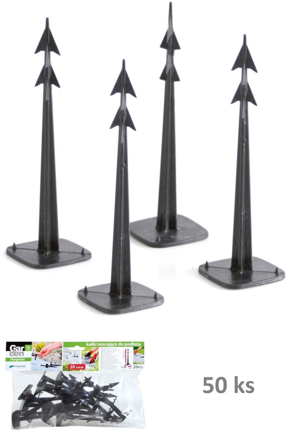 kolík kotvicí k upevnění netk. textilie PH 12,5cm (50ks) 0.5 Kg MTA MAXMIX Sklad14 344712