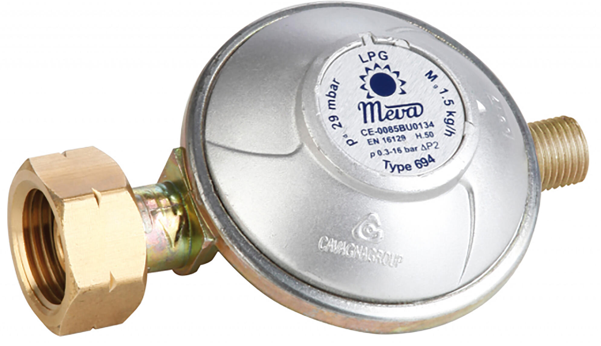 regulátor tlaku 50mbar, G1/4"L   NP01035 0.3Kg MAT MAXMIX Sklad14 430097