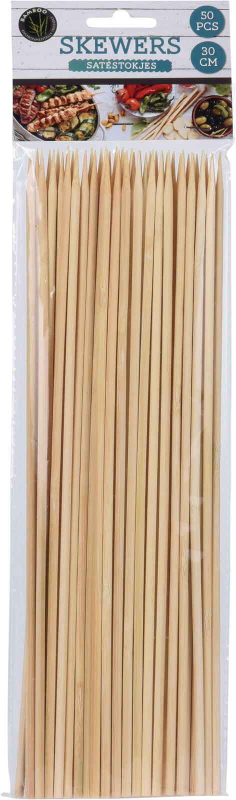 špejle bambus 30cmx4mm (50ks) 0.14 Kg MAXMIX Sklad14 386246 192