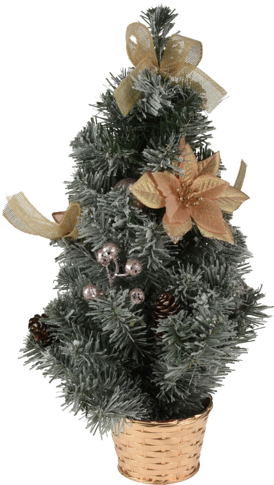 stromek vánoční v květníku 40cm ozdobený ZE/mix barev 0.2 Kg MAXMIX Sklad14 386271 42