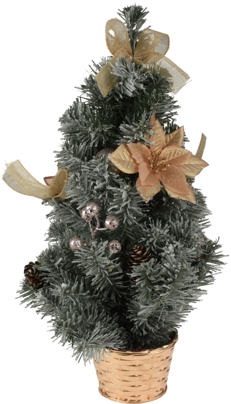 stromek vánoční v květníku 60cm ozdobený ZE/mix barev 0.56 Kg MAXMIX Sklad14 386272 55