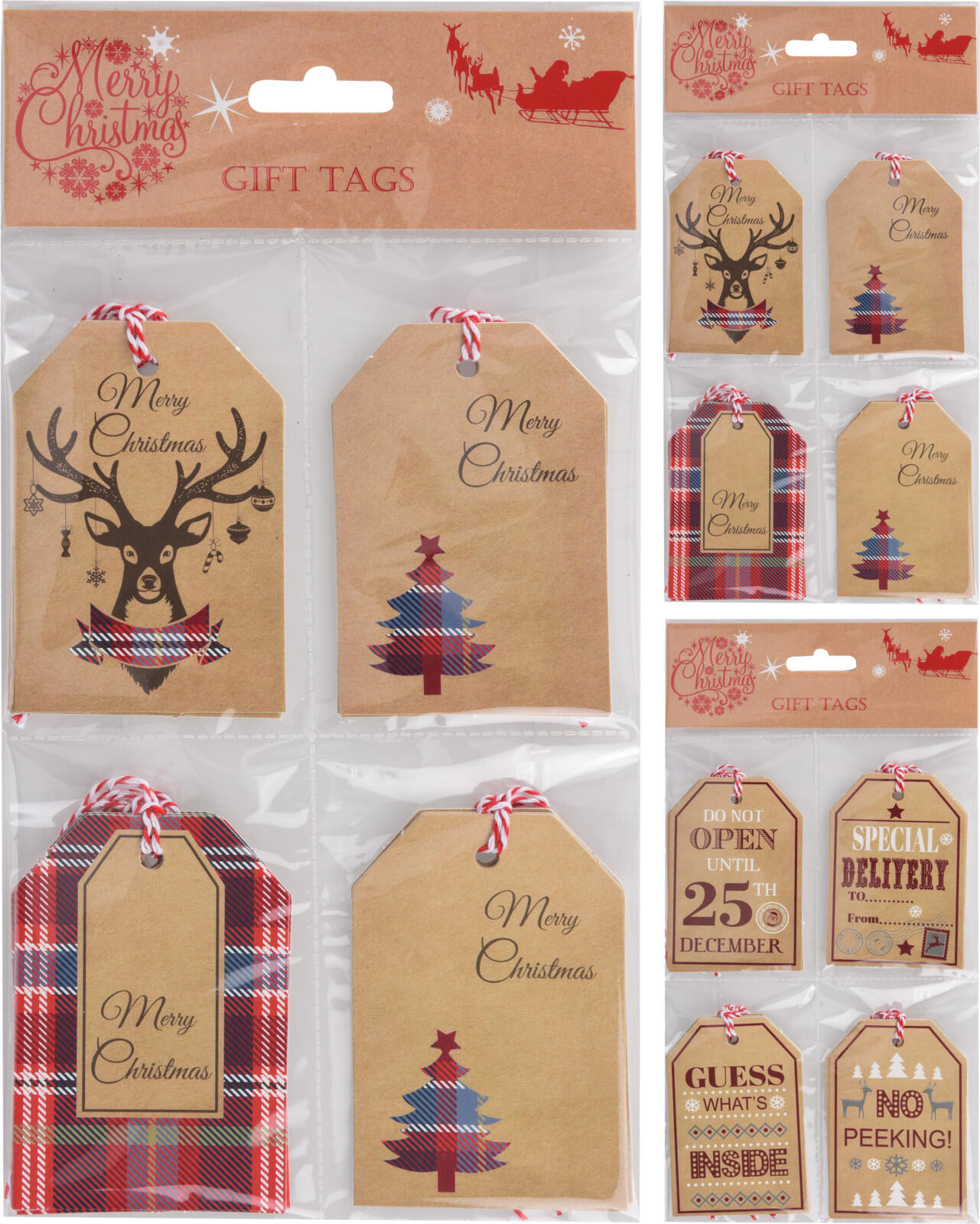 visačka dárková 9x6x2cm (16ks) mix 0.02 Kg MTA MAXMIX Sklad14 386335