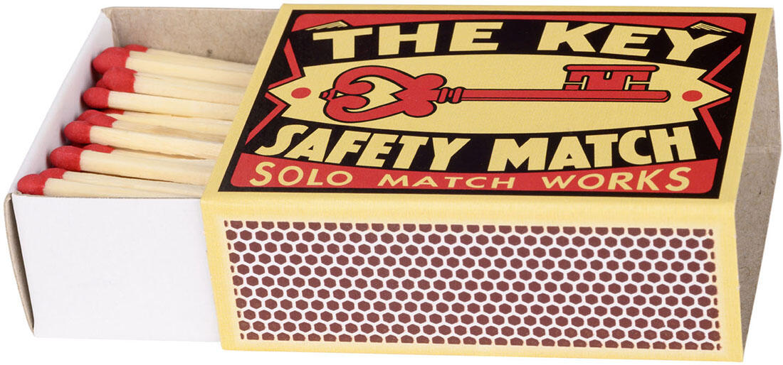 zápalky bezp.do kapsy 55mm (100ks)  SOLO 0.02 Kg MAXMIX Sklad14 667547