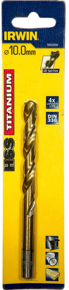 vrták do kovu HSS TITANIUM  8,0x75/117mm IRWIN 0.04 Kg MTA MAXMIX Sklad14 671300