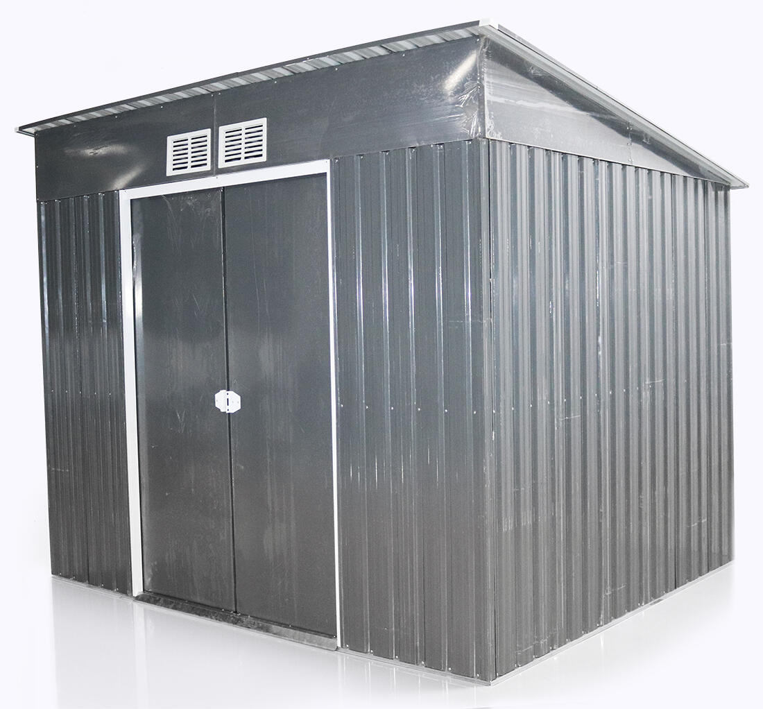 domek zahr. na nářadí 239x196x202,2/168,8cm plech pu Zn ŠE 67 Kg MTA MAXMIX Sklad14 794138