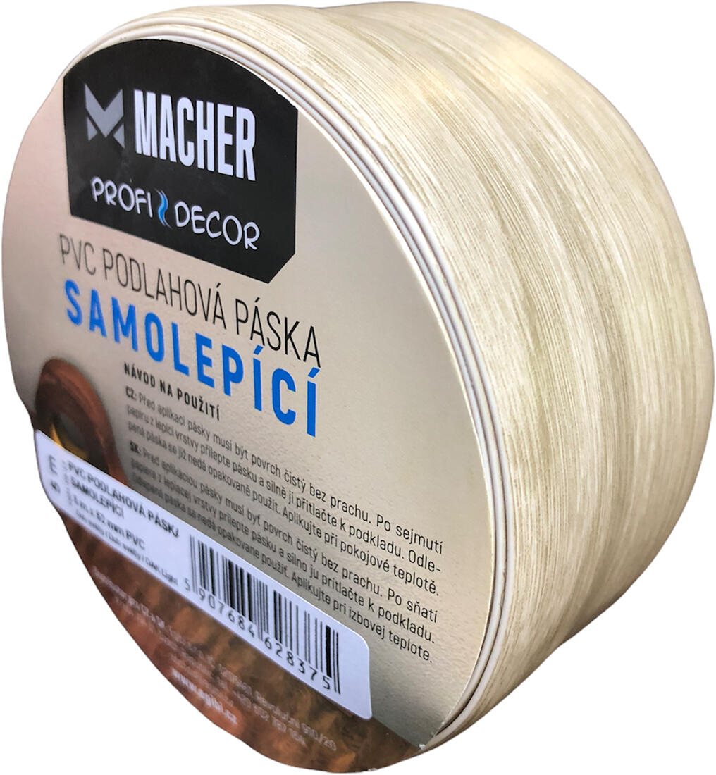 lemovka podlahová samolepicí 52mm/5m PVC dub sv. 0.42 Kg MTA MAXMIX Sklad14 801002
