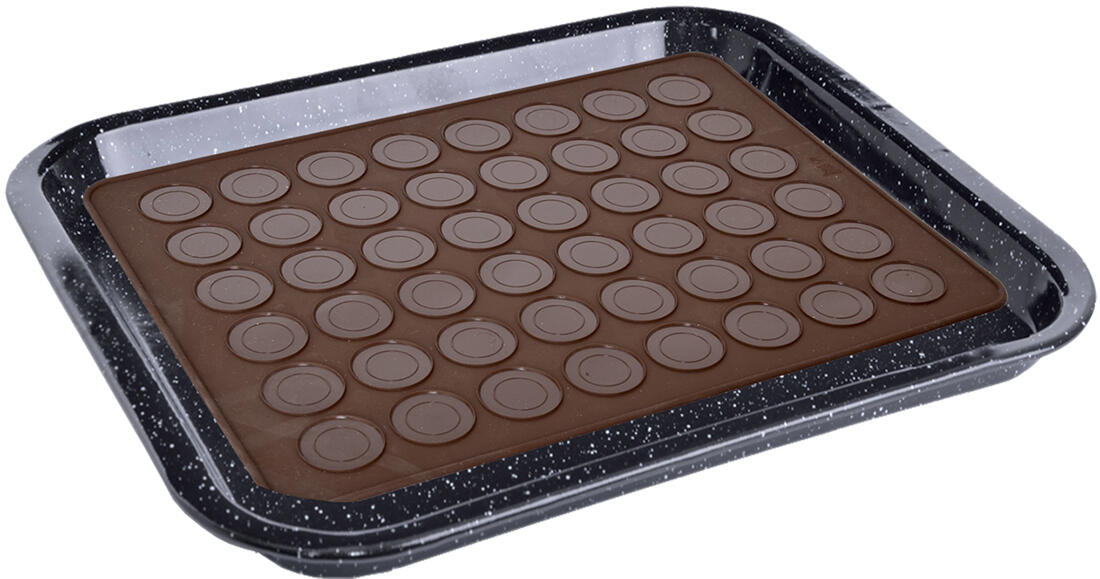 forma na makronky 48ks 39,5x29,5x0,3cm silikon HN 0.19 Kg MTA MAXMIX Sklad14 282143