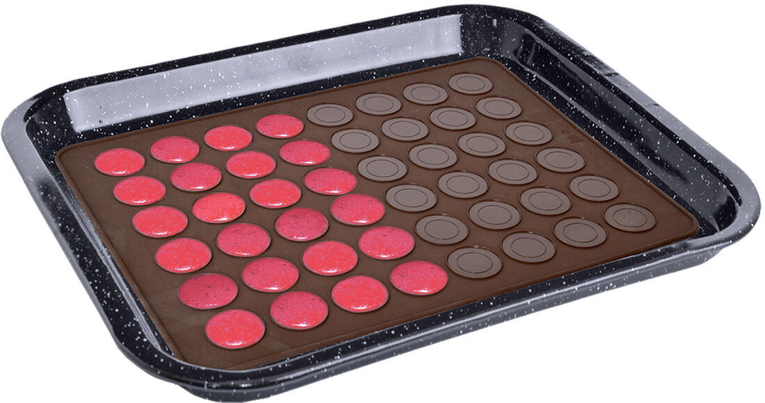 forma na makronky 48ks 39,5x29,5x0,3cm silikon HN 0.19 Kg MTA MAXMIX Sklad14 282143