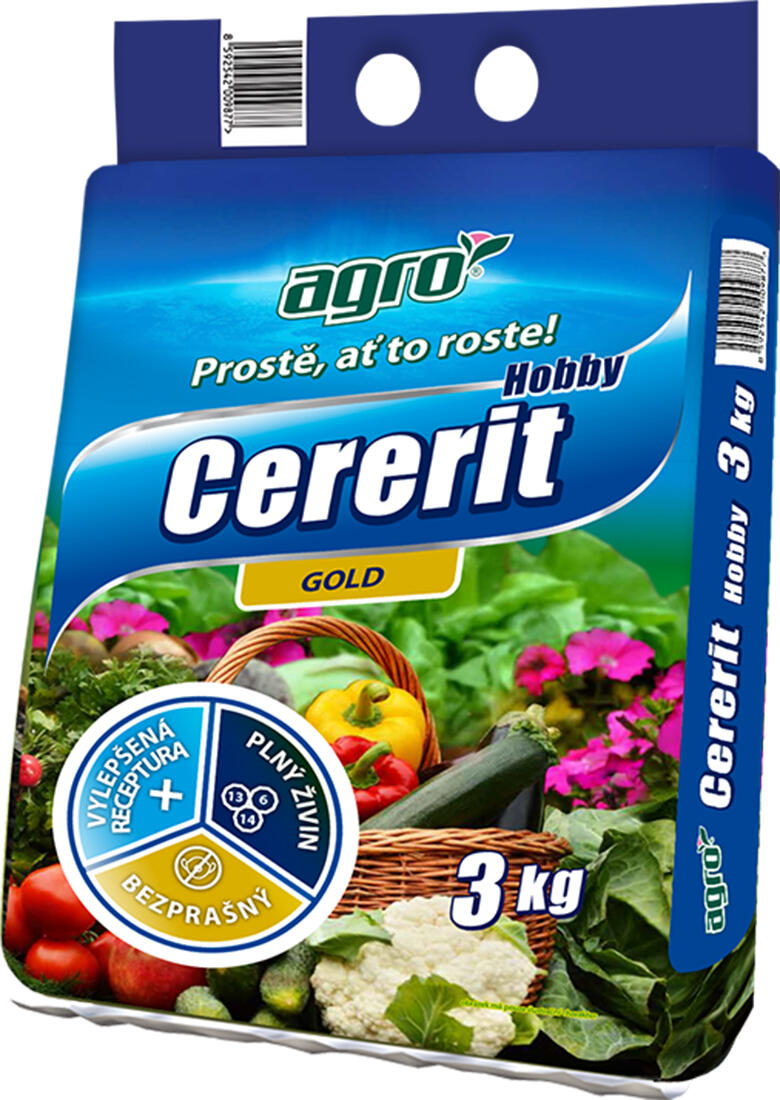 hnojivo Cererit Hobby Gold 3kg AGRO 3 Kg MTA MAXMIX Sklad14 912409