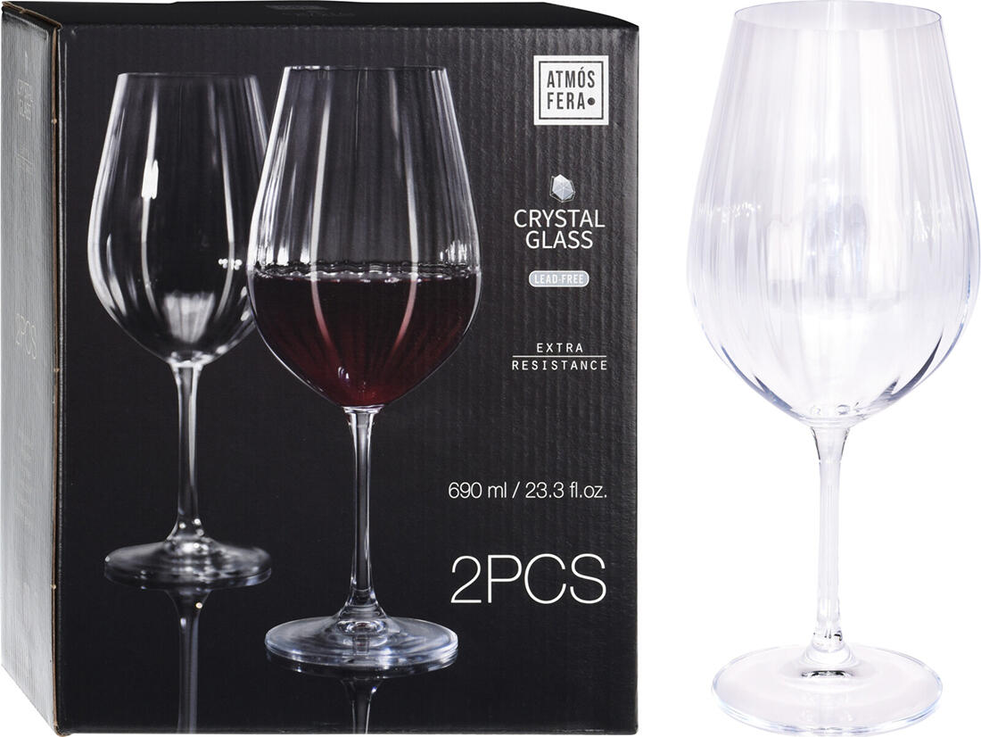 sklenice na víno 690ml (2ks) 0.35 Kg MAXMIX Sklad14 386378 8