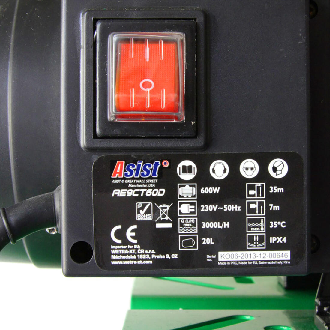 vodárna domácí 600W s tankem ASIST 10 Kg MTA MAXMIX Sklad14 723518