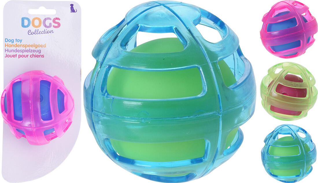 hračka pro psa MÍČEK V MÍČKU pr.8cm, mix barev 0.07 Kg MTA MAXMIX Sklad14 386420